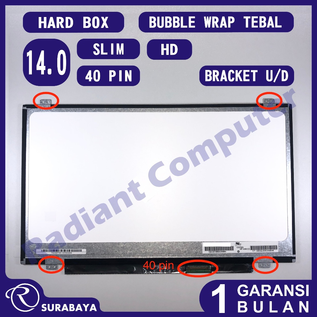 LCD LED DELL Latitude 3440 (model P37G004), 6430U E5440 E6440