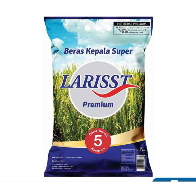 

Beras Kepala Super Larisst Premium 5Kg