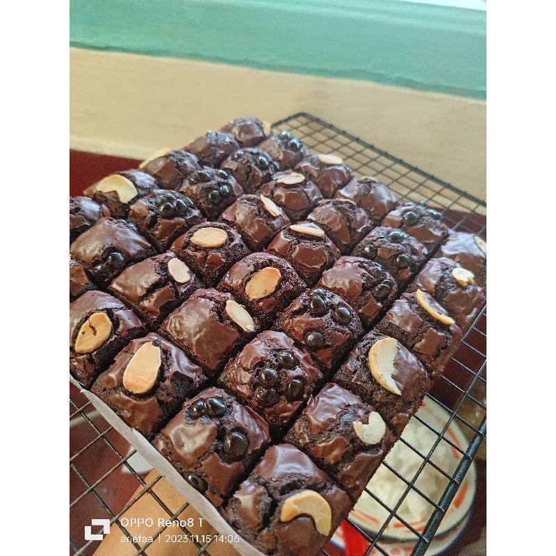 BROWNIES PANGGANG FUDGY SHINY#BROWNIES SKAT#FREE BUBLE WRAP