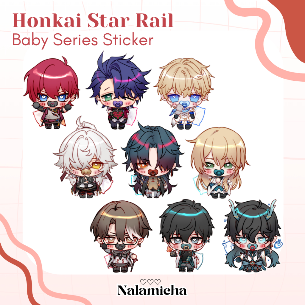 

Honkai Star Rail Sticker Baby Series fanmerch by Nalamicha