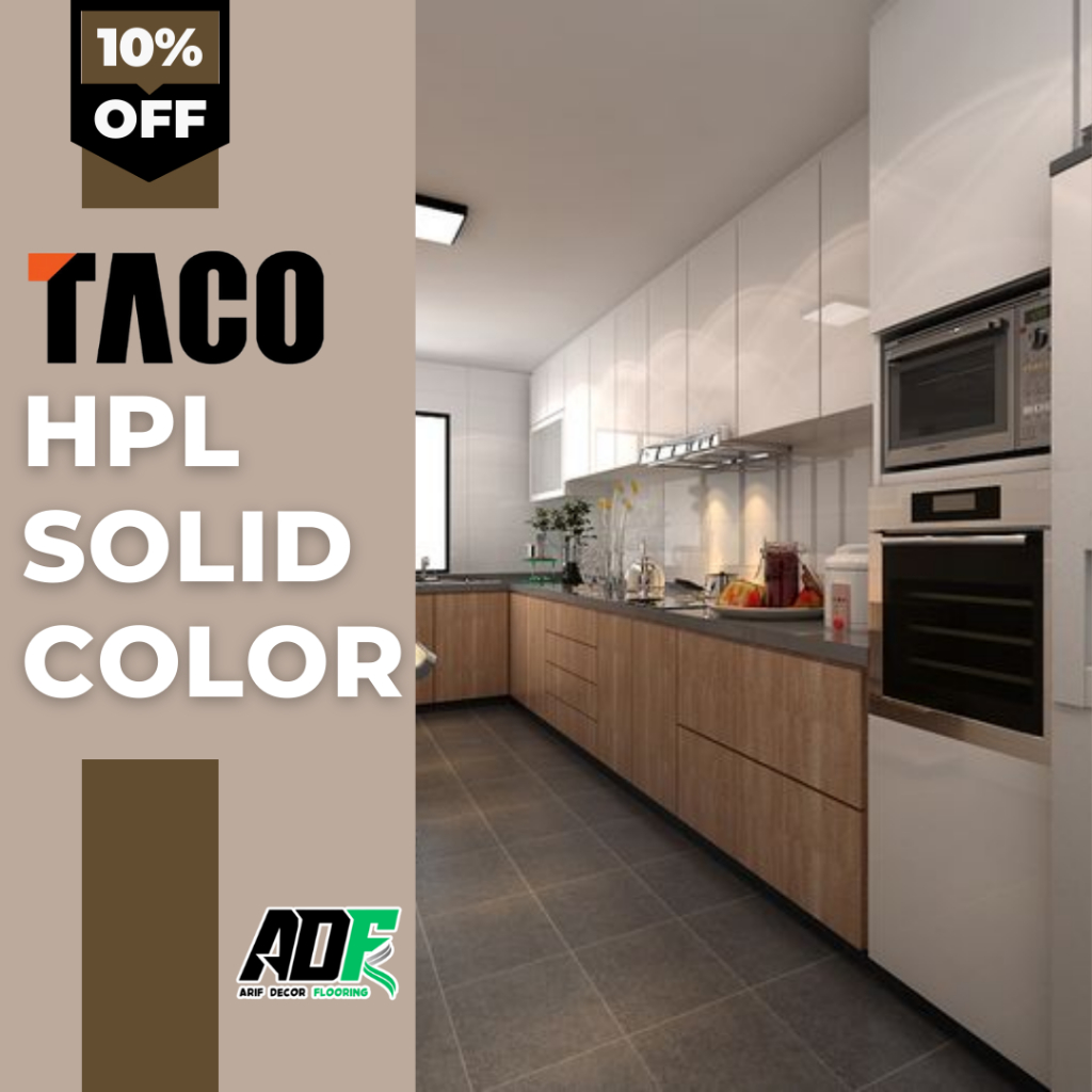 HPL TACO SOLID COLOR Pelapis Kayu Triplek Furniture Meja Lemari