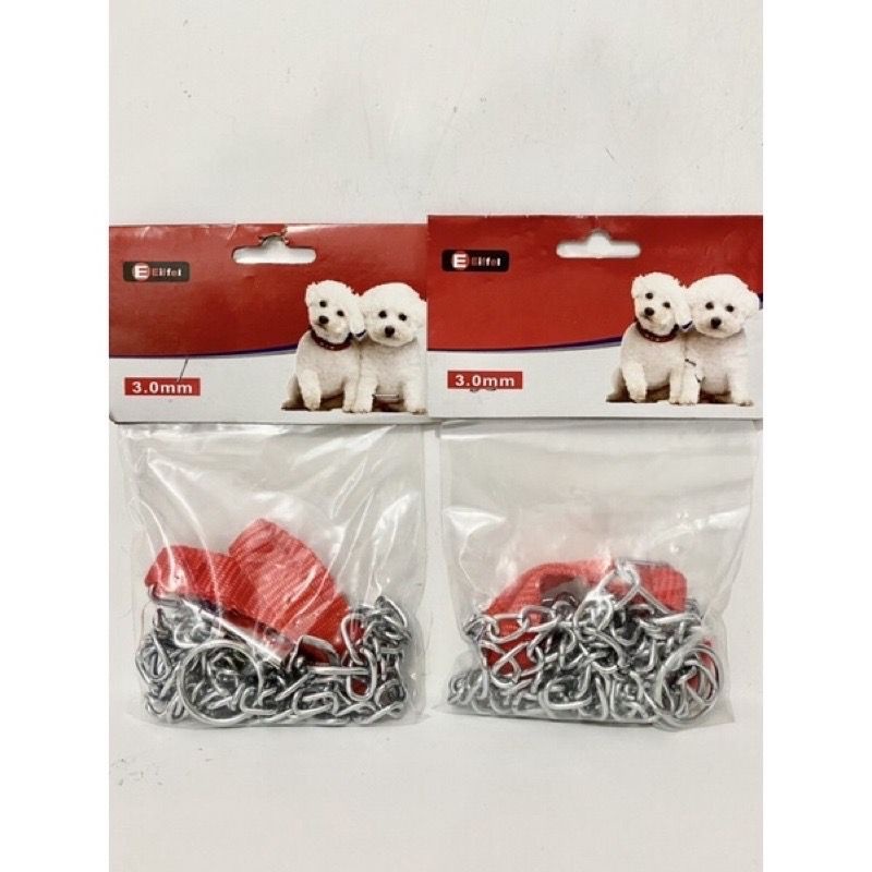 rantai kucing / rantai anjing / rantai peliharaan / rantai monyet 2mm / tali kucing / tali rantai an