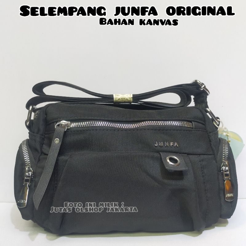 TAS SELEMPANG JUNFA 2094-512 BAHAN KANVAS