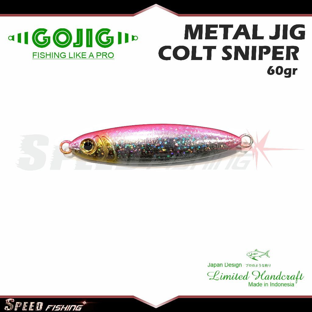 Metal Jig GOJIG COLT SNIPER 60g Handmade Jig