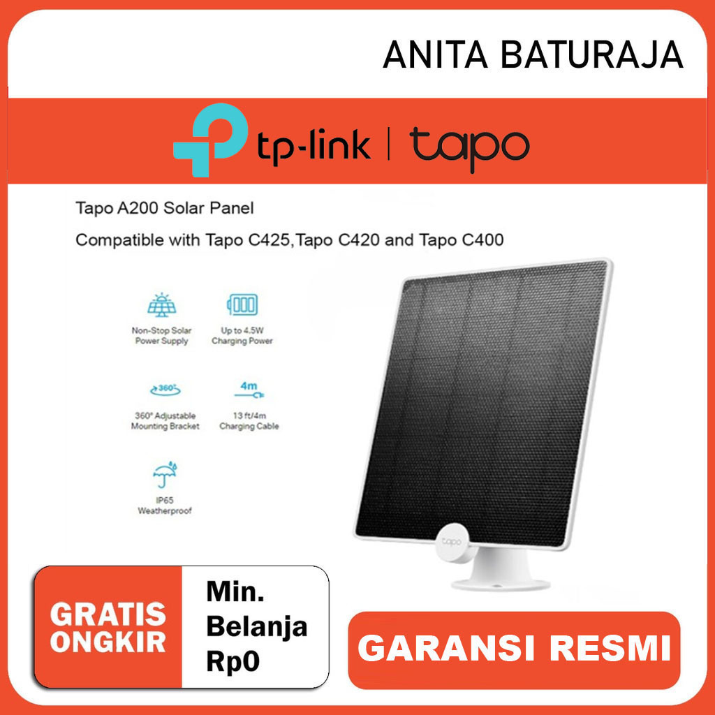 TP-LINK TAPO A200 SOLAR PANEL