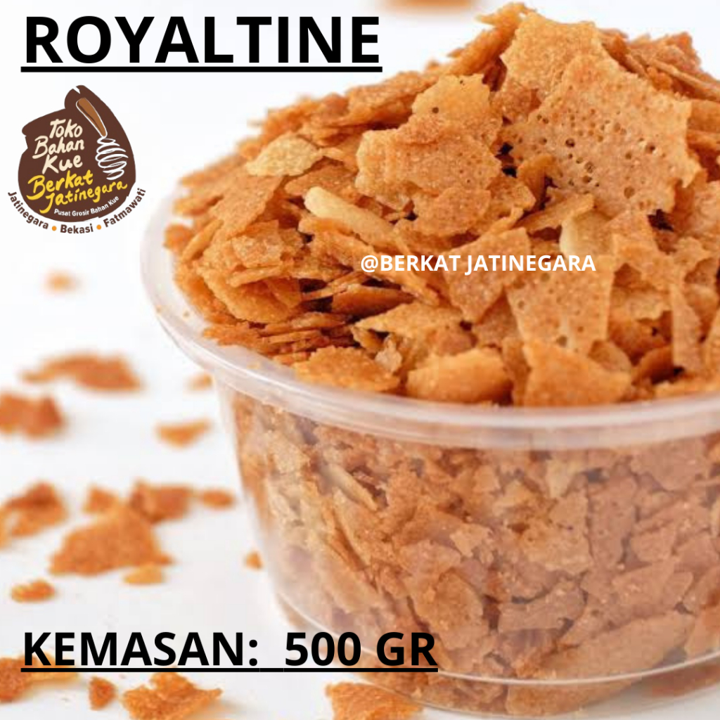 ROYALTINE CRUNCHY FLAKES BISCUIT / WAFFLE CRUNCH TOPPING 500 GR