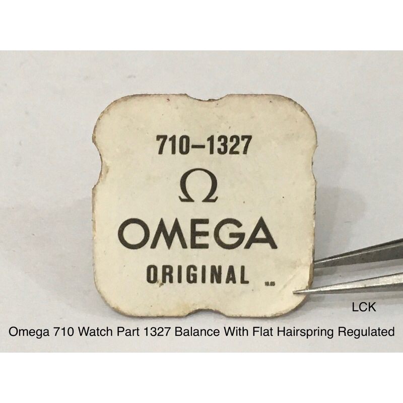 Omega 710 Watch Part 1327 Balance Complete / Per Rambut untuk Mesin Jam Tangan Omega Cal 710 ( detai