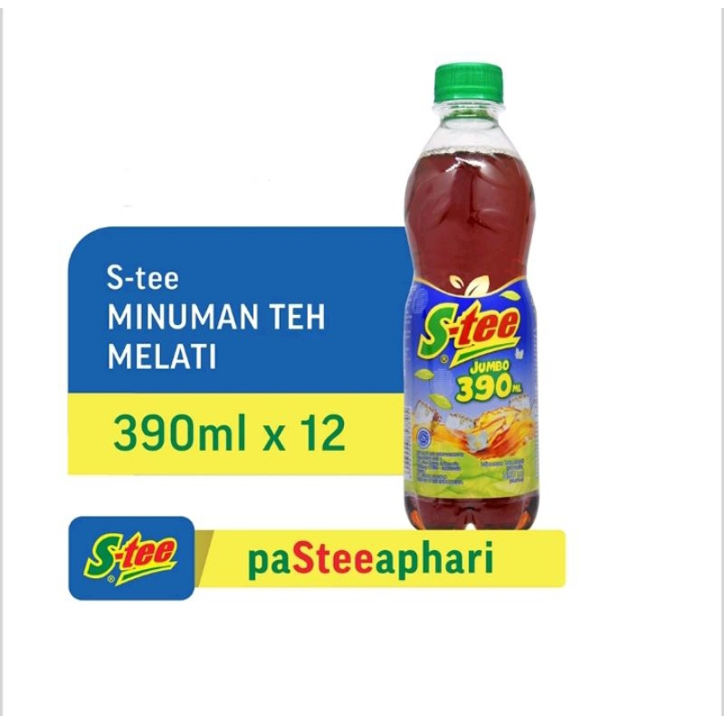 

S-tee PET 390ml isi 12 botol - Kemasan Botol Pelastik