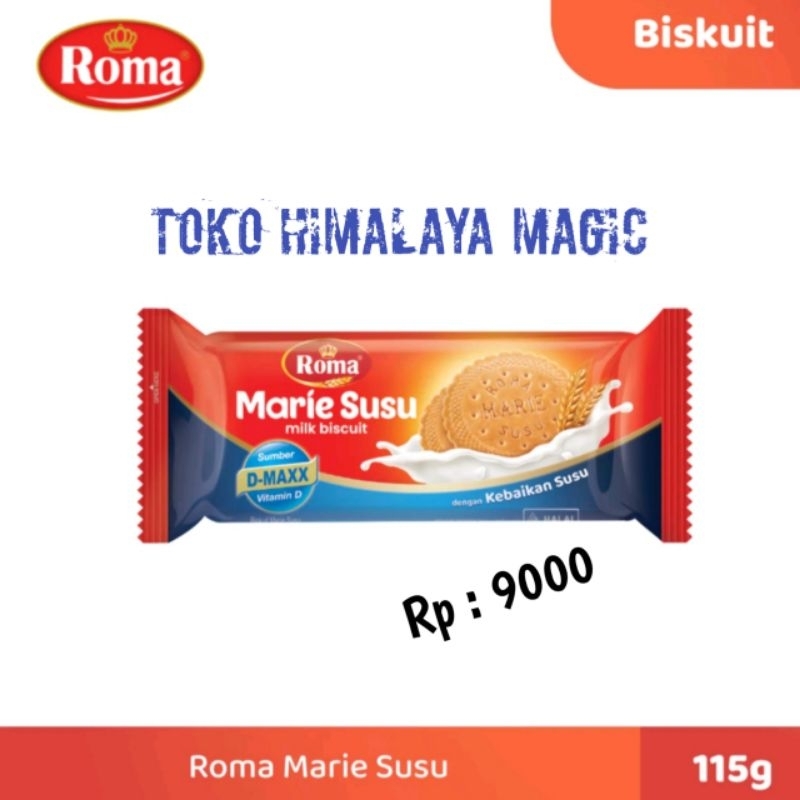 

Roma Marie susu kemasan 115 Gram