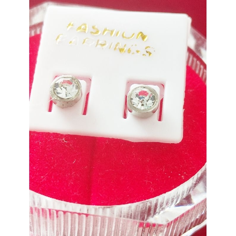 anting ceplik tanggung bulat, anting ceplik kecil, anting titanium, anting jurai