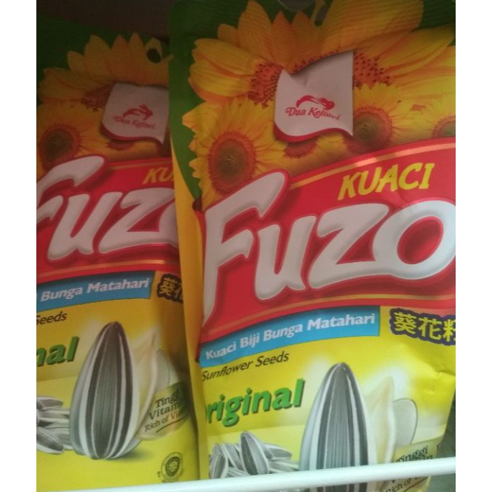 

Stok terbaru Fuzo Kuaci 14g rasa original dan milk