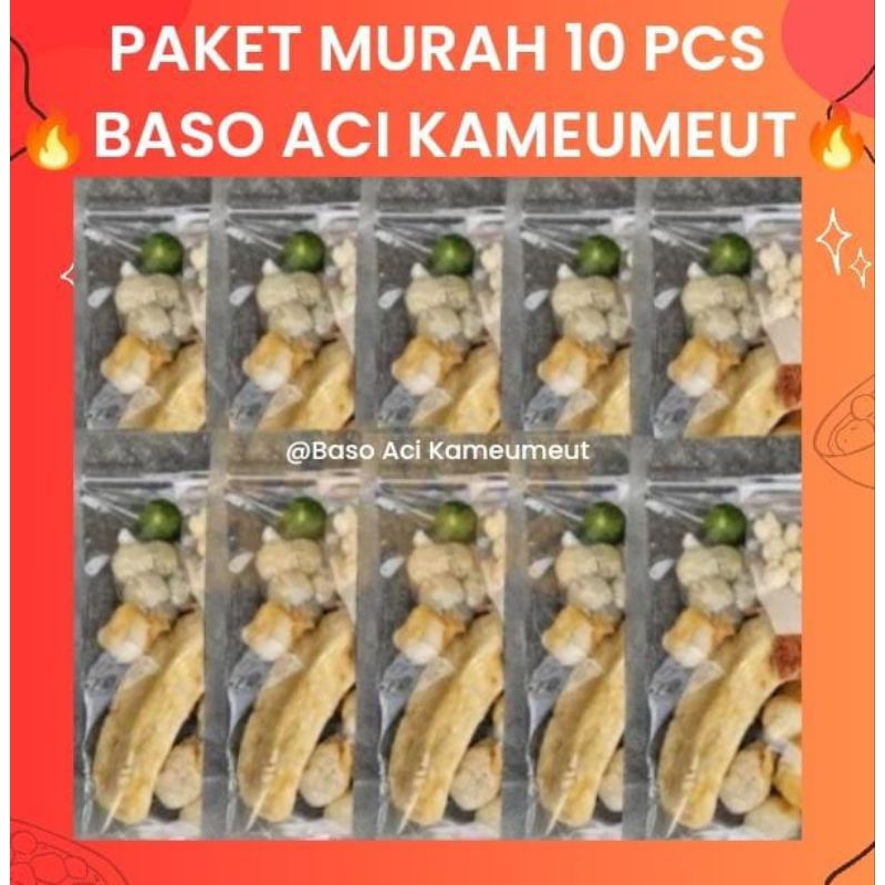 

Baso Bakso Boci instan kameumeut komplit paket 10pcs lebih murah