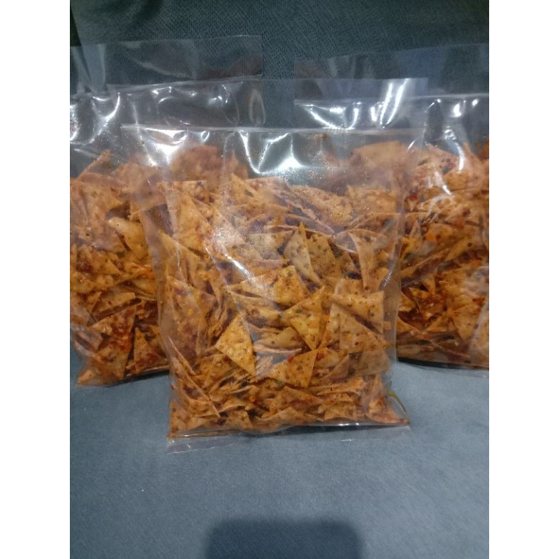 

pangsit Crispy pedas daun jeruk