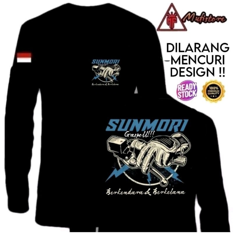 KAOS LENGAN PANJANG SUNMORI GASPOLL BERKENDARA DAN BERKELANA