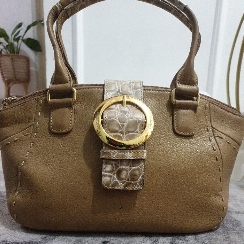 Tas Preloved handbag Capacci Kulit Asli