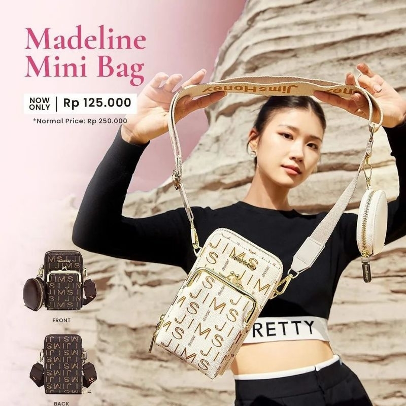 JH MADELINE MINI BAG TAS SELEMPANG TAS HP WANITA KECIL UNIK CANTIK JH MADLINE MURAH UNIK PROMO DISKO