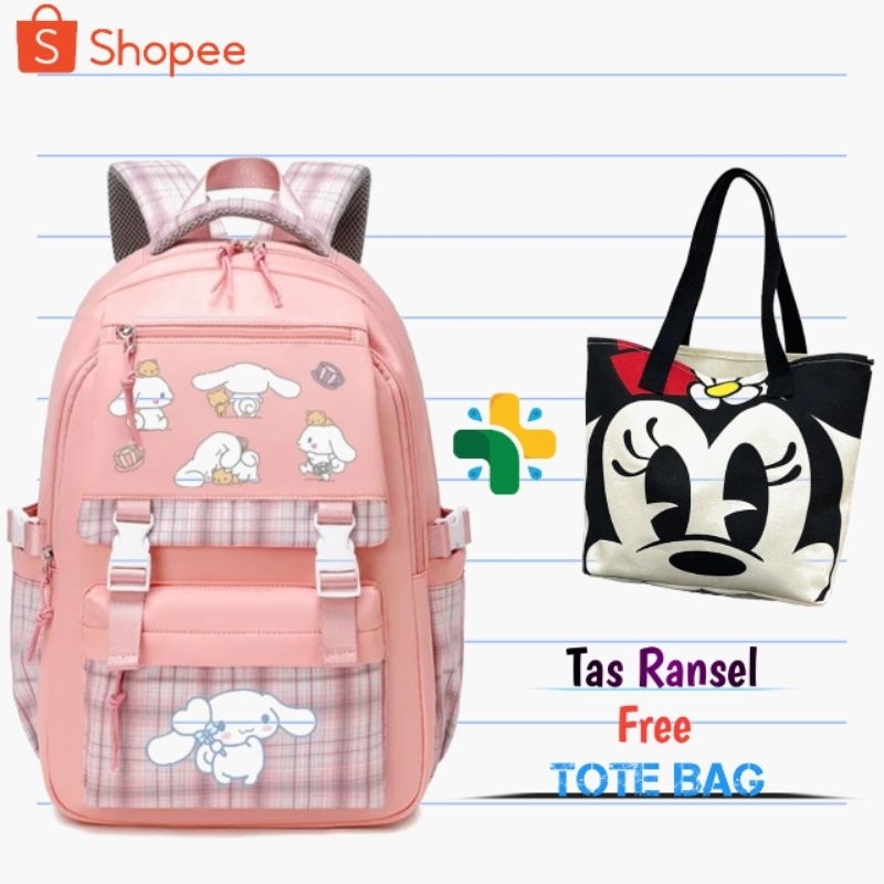 ST99 - Bisa COD - Tas Ransel Anak Sekolah Terbaru - Tas Ransel Sanrio Korean Style - Tas Ransel Wani