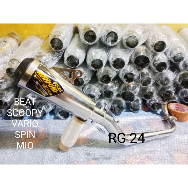 Knalpot metik racing NORIFUMI untuk motor suzuki spin skywafe skydrive hayate suara fullbass