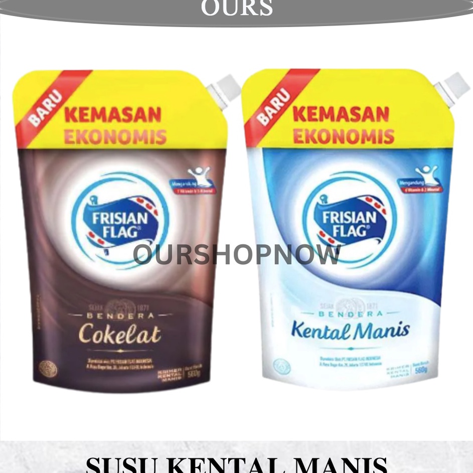 

Terbatas Frisian Flag Susu Kental Manis Putih Pouch 545G Q38