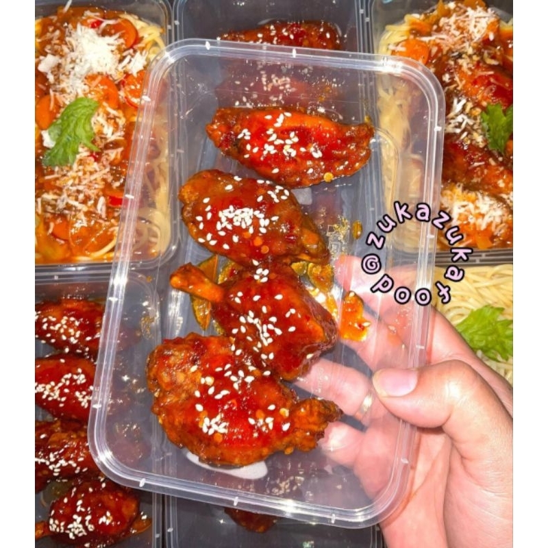 

Korean Chicken Wings | Catering Sehat Surabaya Sidoarjo Gresik Mojokerto | Fire Chicken Cheese | Indomie Spring Roll