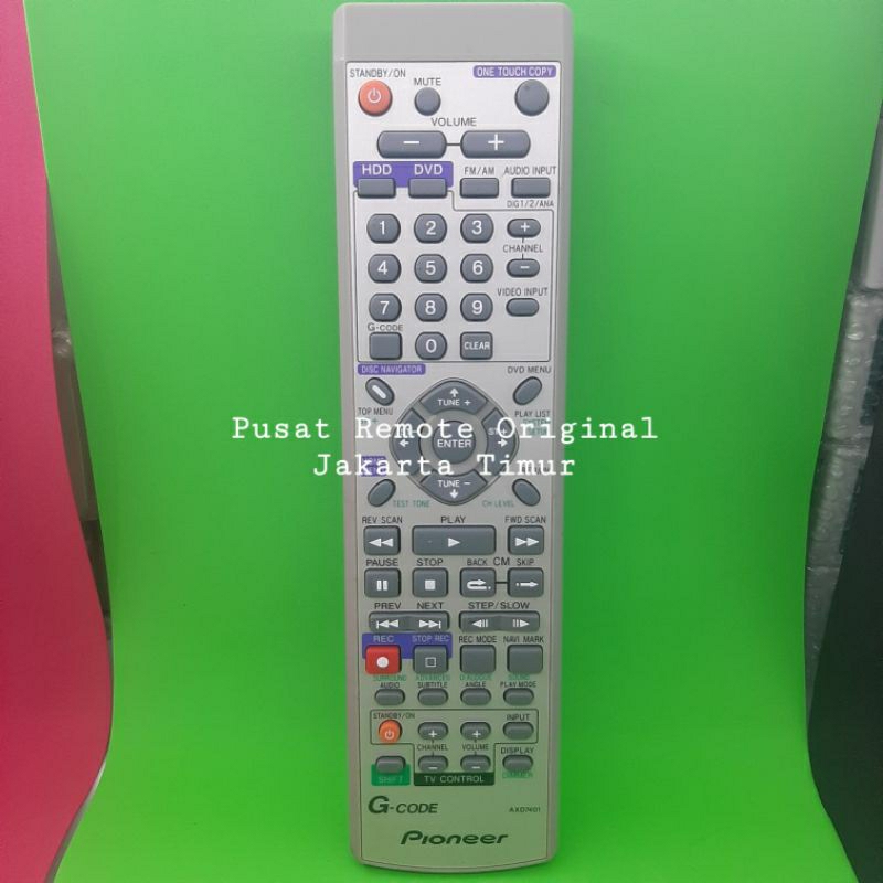 REMOTE REMOT DVD HOME THEATER PIONEER AXD7401 ORIGINAL