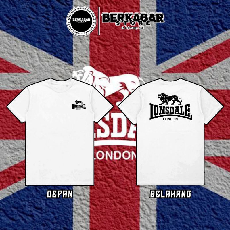 [03] Kaos Lonsdale London Casuals Original [Plastisol] •BerkabarStore•