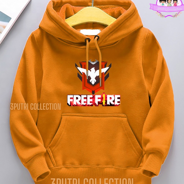 Ekslusif disinitrxA5mL Jaket Hoodie Anak Laki Laki FREE FIRE Usia 2 3 4 5 6 7 8 9 1 11 12 13 Tahun  