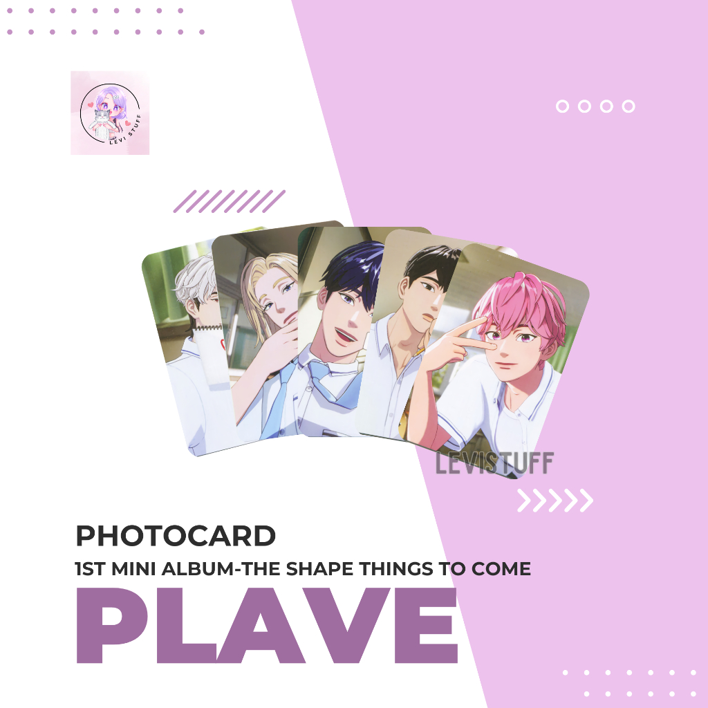 Photocard Plave 1st Mini Album: The Shape of Thing to Come Idol / Kpop / Korea / Unofficial