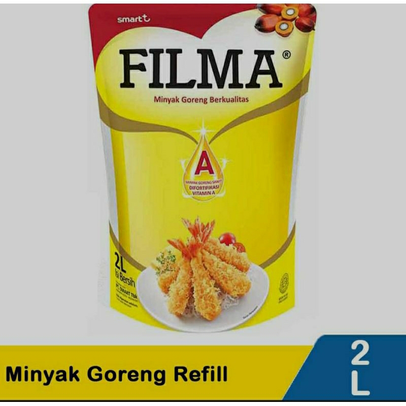 

Minyak goreng dari kelapa sawit filma refill 2 liter