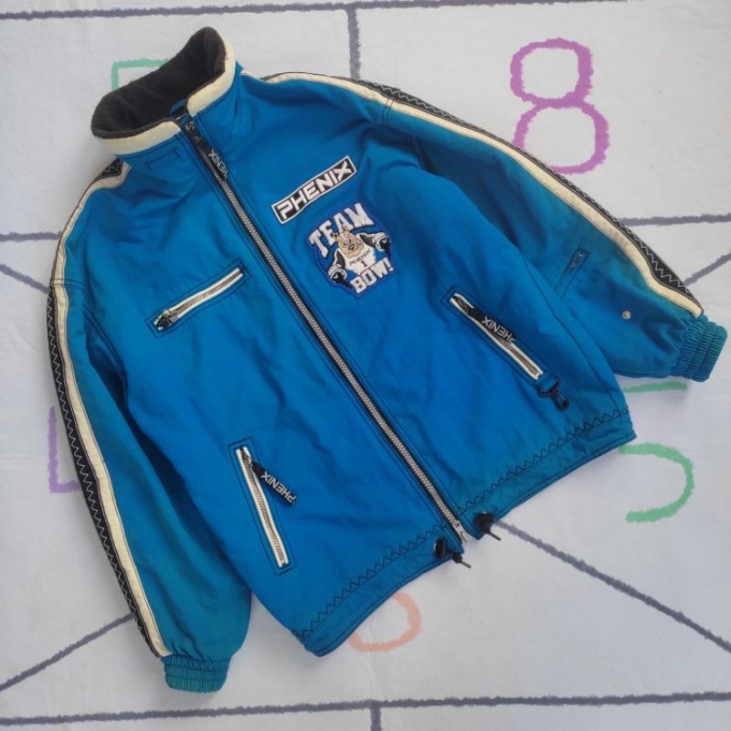 snowboard jacket phenix biru cakep