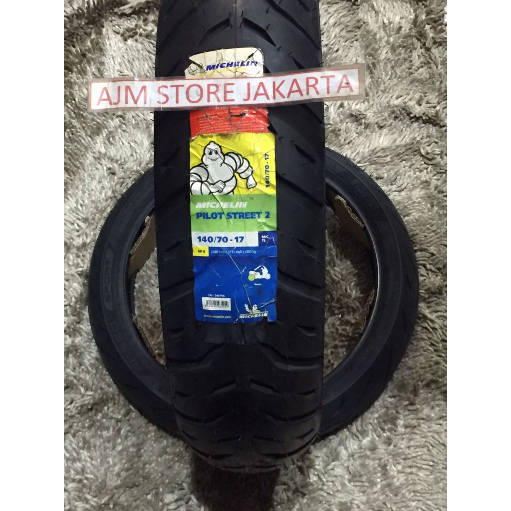 Michelin Pilot Street 2 140/70-17 Tubeless....