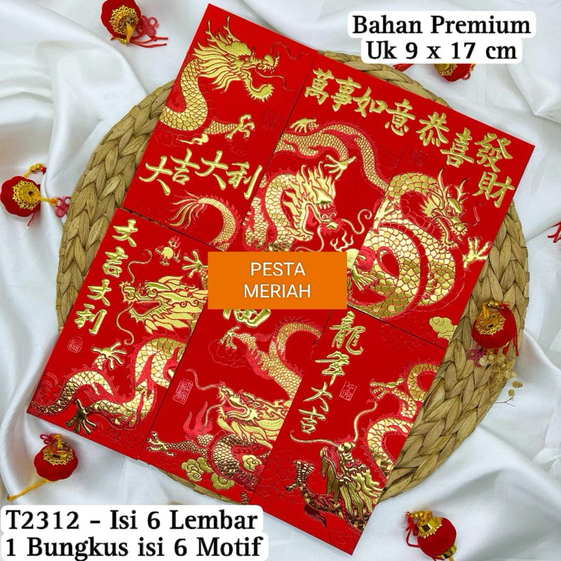 

(PANJANG) ANGPAO IMLEK 2024 PREMIUM / ANGPAO SINCIA SHIO NAGA / ANGPAO NAGA FUK 2024 / ANGPAO SINCIA IMLEK 2024 TULISAN EMAS TIMBUL