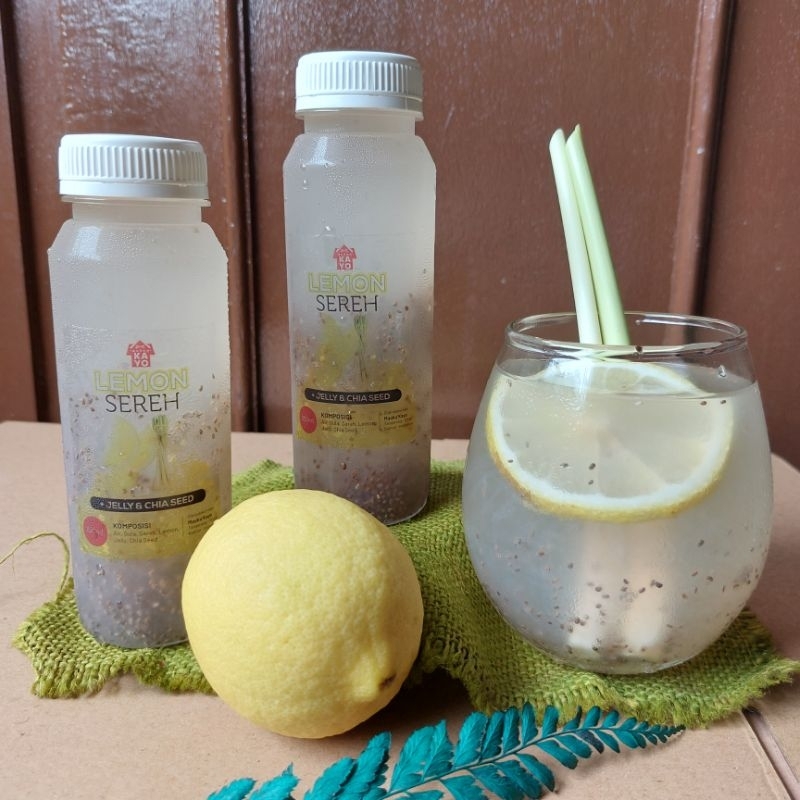 

Lemon sereh + jelly & chia seed 250 ml