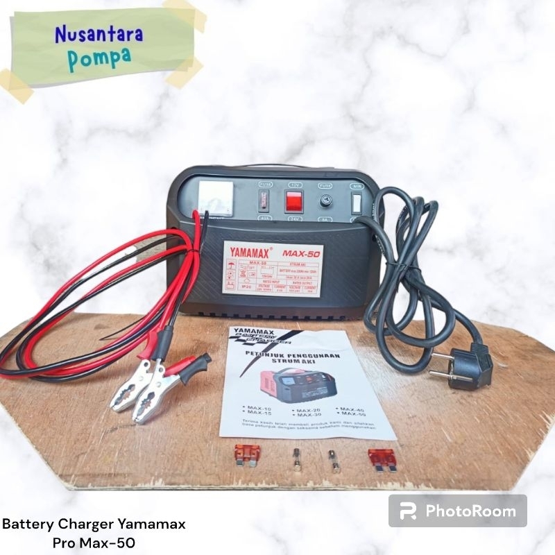 Battery Charger Yamamax Pro Max-50 / Cas Aki / Strum Aki
