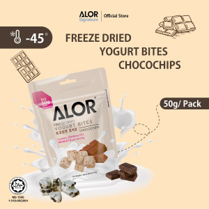 

Alor Freeze Dried Yogurt Bites Chocochips Durian Strawberry