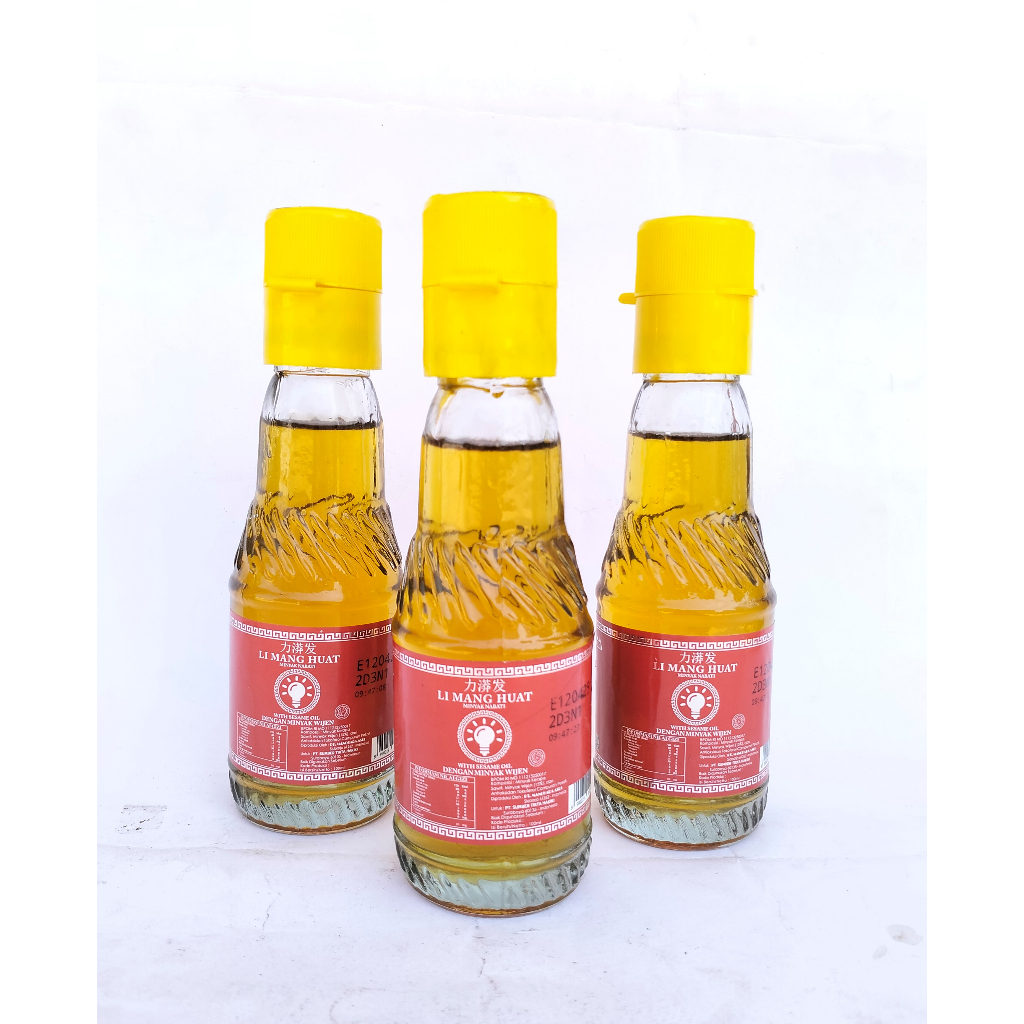 

Li Mang Huat Minyak WIjen Sesame Oil 100 Gr Free Bubble Wrap dan Dus Tebal