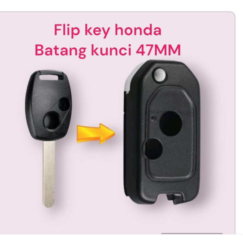 casing kunci flip honda jazz