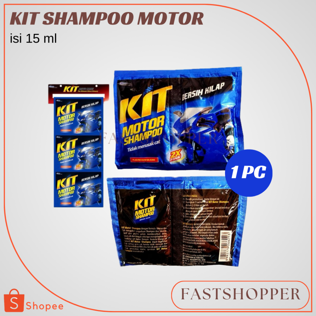 KIT SAMPO shampo cuci mobil motor kit sampo cuci kendaraan kinclong kilap