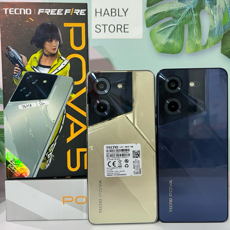 TECNO POVA 5 8/256GB SECOND FULLSET