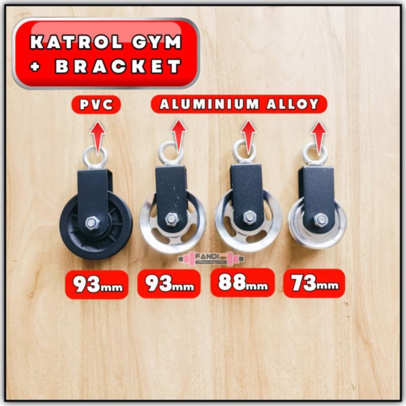 Roda Katrol Pulley Gym Alat Fitness Home Gym DIY Sparepart Alat Fitness Tali Kawat Sling Gym