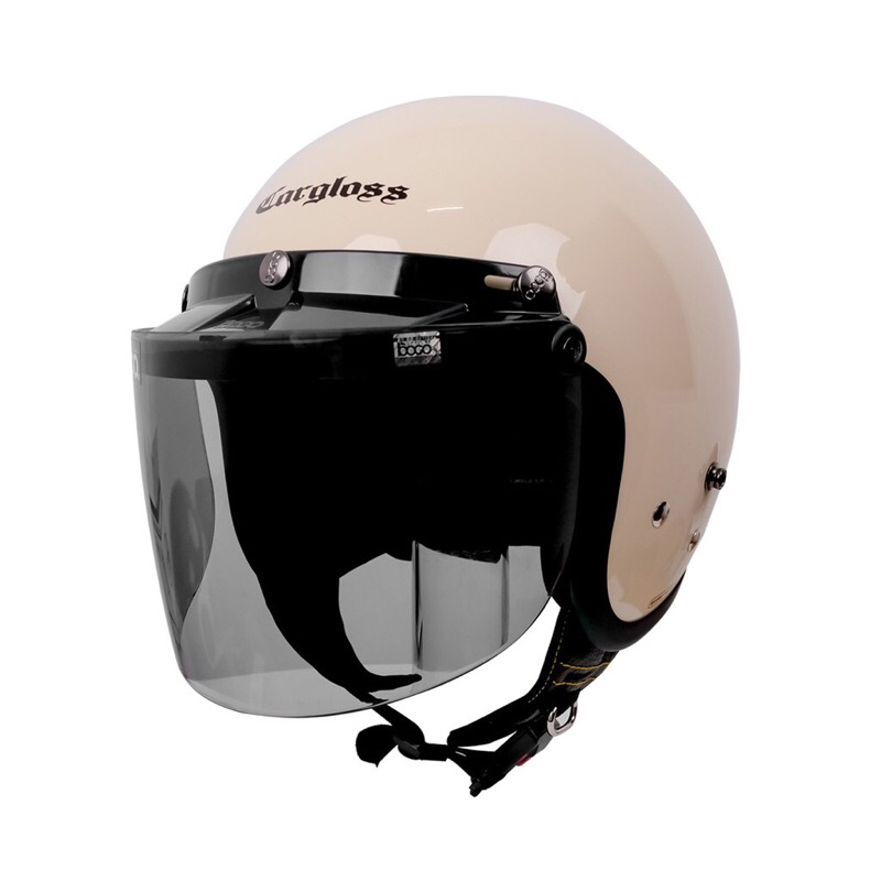 Helm Carglos Bogo Kaca Flat Smoke Premium SNI