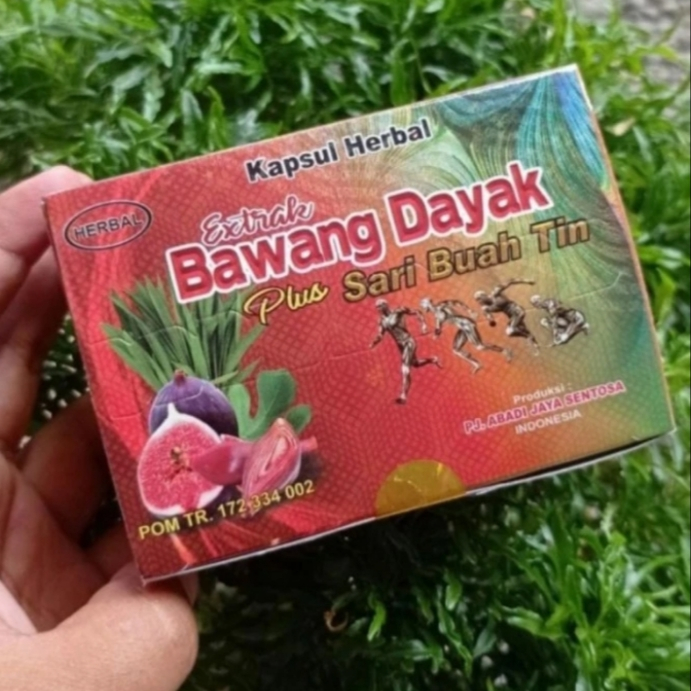 Kapsul Obat Asam Urat Dan Flu Tulang Kapsul Bawang Dayak Plus Sari Buah Tin / Kapsul Asam Urat / Sak