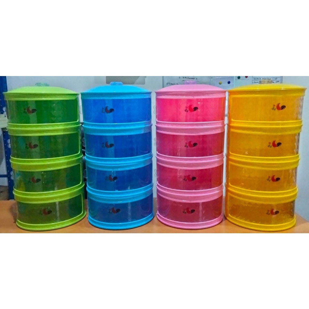 TUDUNG SAJI Sakura 4/5 susun New