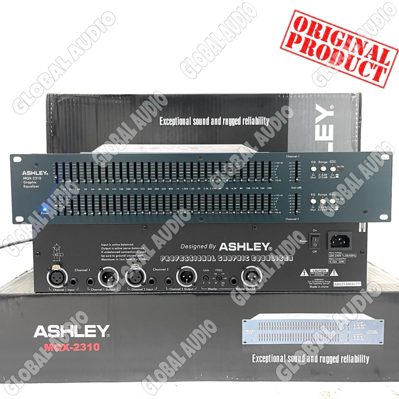 Equaliser Ashley Mqx 2310 Original Equalizer Ashley MQX2310 ashley Bagus ( Bisa COD )