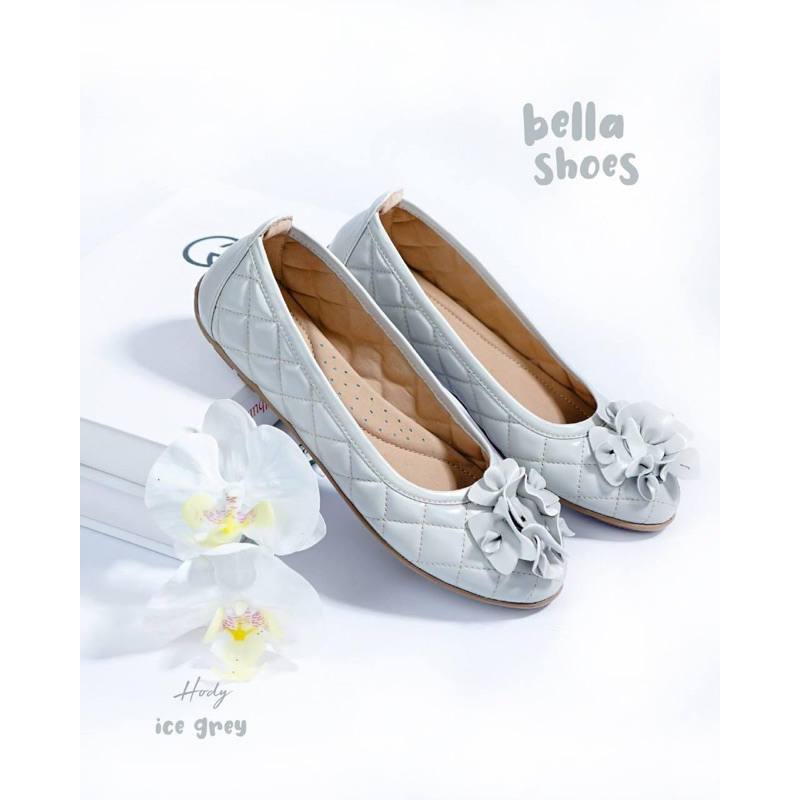 SALE 50% BELLA SHOES BY HODY WARNA ICE GREY SIZE 40. sepatu hody, TAS ROSALBA SOPHIE MARTIN PARIS PR
