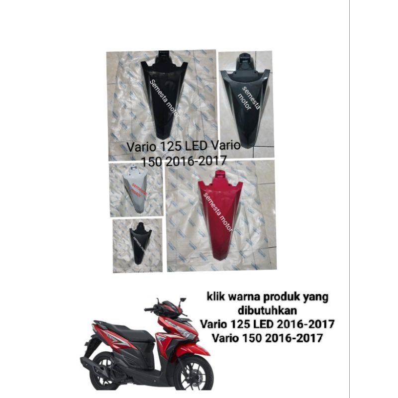 Spakbor Depan Vario 125 LED merah Spakbor Depan Vario 125 LED hitam Spakbor depan Vario 125 LED puti