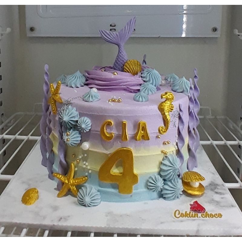 

BIRTHDAY CAKE MERMAID FIGURE / KUE ULANG TAHUN MERMAID / KUE ULTAH PUTRI DUYUNG / MERMAID CAKE
