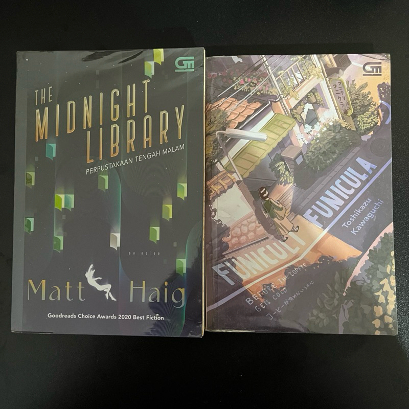 funiculi funicula + the midnight library