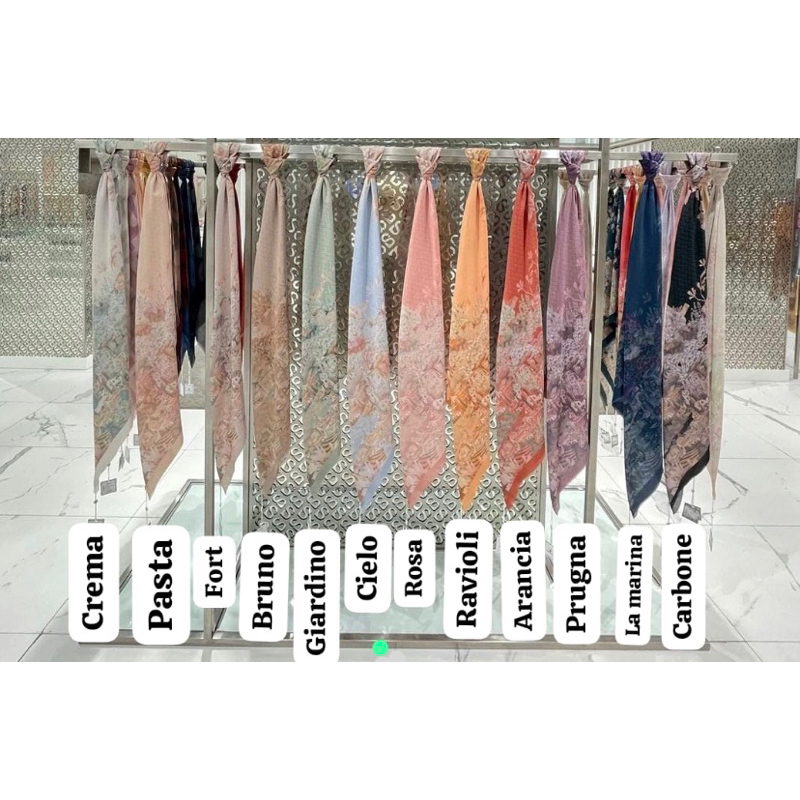 Tuscany Series Buttonscarves