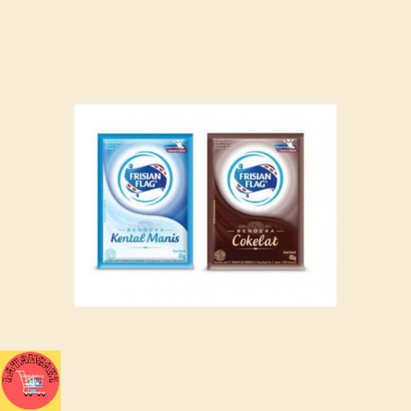 

frisian flag bendera kental manis sachet 1 pak isi 6 pcs